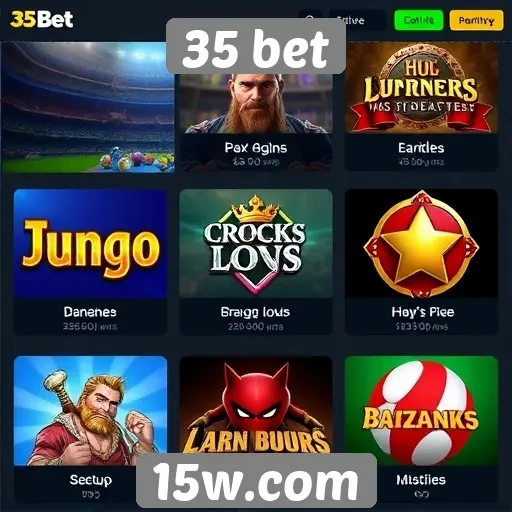 Jogos populares disponíveis no 35 bet